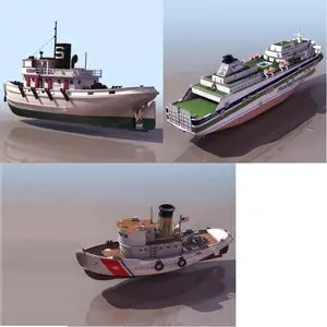 3D models Ships