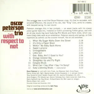 Oscar Peterson Trio - With Respect to Nat (1965) [Remastered 1998]