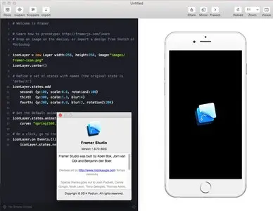 Framer Studio 1.9.70 Mac OS X