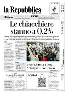 la Repubblica - 10 Aprile 2019