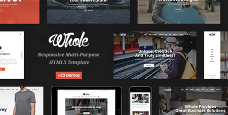 ThemeForest - Whole v1.0 - Responsive Multi-Purpose HTML5 Template - 20100804