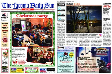 The Laconia Daily Sun – December 22, 2018