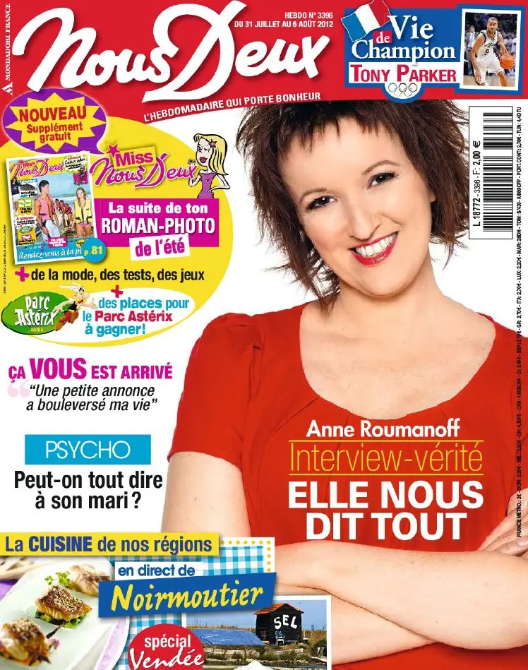 Nous Deux 3396 - 31 Juillet au 6 Aout 2012