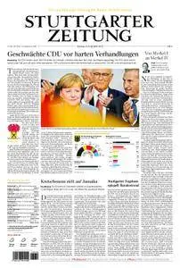 Stuttgarter Zeitung Stadtausgabe (Lokalteil Stuttgart Innenstadt) - 25. September 2017
