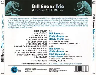 Bill Evans Trio - Lund 1975 & Helsinki 1970 (2009) {Jazz Lips Music}
