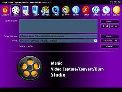 Magic Video Capture Convert Burn Studio ver. 7.9.10.9