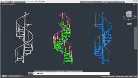 Modeling a Staircase with AutoCAD