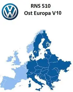 Volkswagen Navigation RNS510 / RNS810 V10 Osteuropa