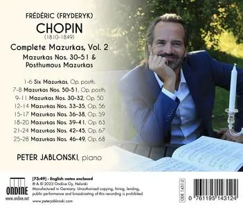 Peter Jablonski - Frédéric Chopin: Complete Mazurkas, Vol.2 (2023)