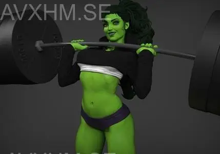She Hulk Weight Lifting