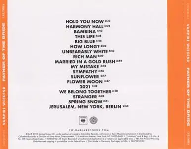 Vampire Weekend - Father Of The Bride (2019)