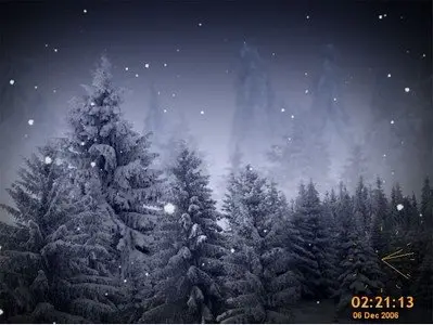 Animated SnowFlakes Screensaver 2.7 