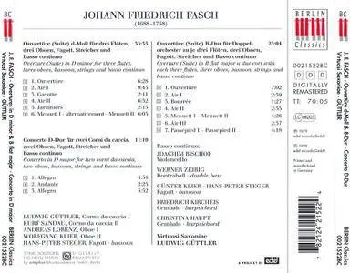 Ludwig Guttler, Virtuosi Saxoniae - J.F. Fasch: Overtures & Concerto (1999)