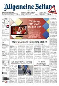 Allgemeine Zeitung Mainz - 23. Januar 2018