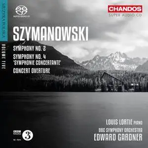 Louis Lortie,  BBC Symphony Orchestra & Edward Gardner - Szymanowski: Symphonies Nos. 2 & 4 & Concert Overture (2013) [24/88]