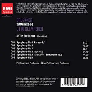 Otto Klemperer - Bruckner: Symphonies No 4-9 (2012) (6CD Box Set) (RE-UP)