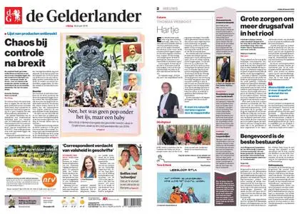 De Gelderlander - Veluwezoom Oost – 18 januari 2019