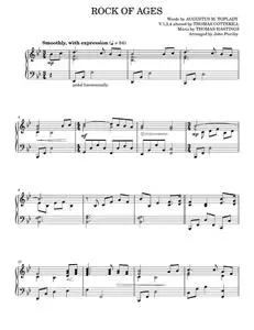 Rock of Ages, Cleft for Me - Augustus Toplady (Piano Solo)