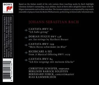 Christine Schäfer, Berlin Barock Solisten, RIAS Kammerchor - Johann Sebastian Bach: Cantatas (2013)