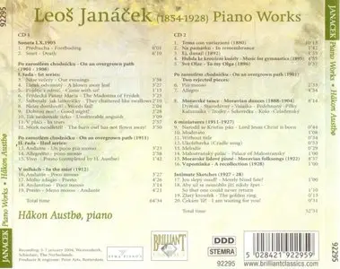 Leos Janacek - Piano Works - Hakon Austbø (2005)