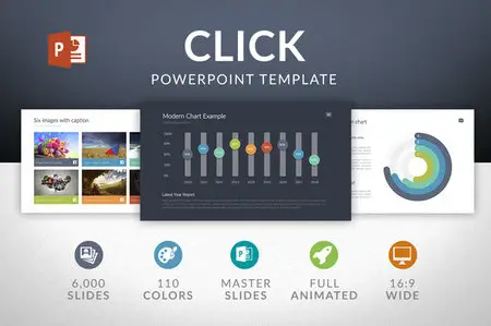 CreativeMarket - Click Powerpoint Template