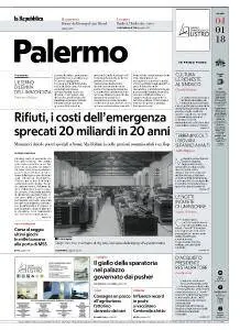 la Repubblica Palermo - 4 Gennaio 2018