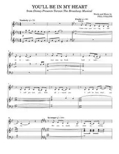 You'll Be In My Heart - Phil Collins (Piano Vocal)