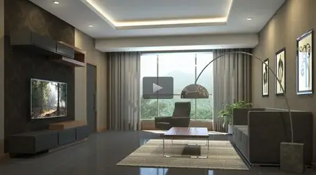 3D Visualization For Beginners: Interior Scene with 3DS MAX