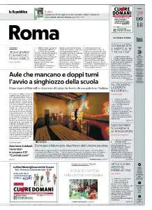 la Repubblica Roma - 29 Settembre 2018