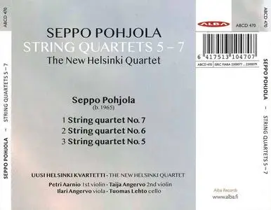 The New Helsinki Quartet - Seppo Pohjola: String Quartets 5-7 (2023)