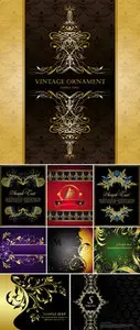 Vintage Backgrounds Vector Collection