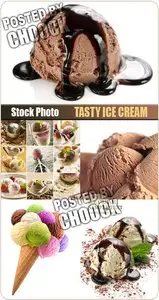 Tasty ice cream - Stock Photo