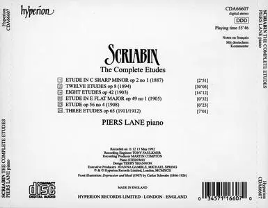 Piers Lane - Alexander Scriabin: The Complete Études (1993)
