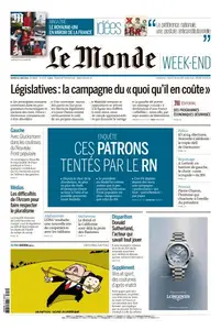 Le Monde du Samedi 22 Juin 2024
