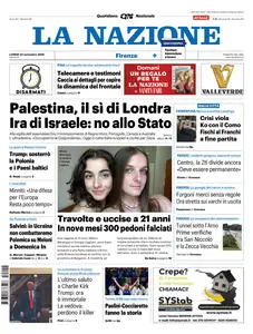 La Nazione Firenze - 22 Settembre 2025