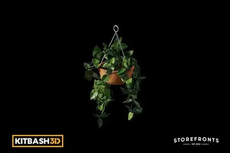 Kitbash: Storefronts - Hanging Pothos Plant MBBJDLX