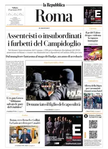 la Repubblica Roma - 25 Gennaio 2025
