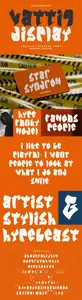 Vattiq Japanese - Graffiti Display Handwritten Font
