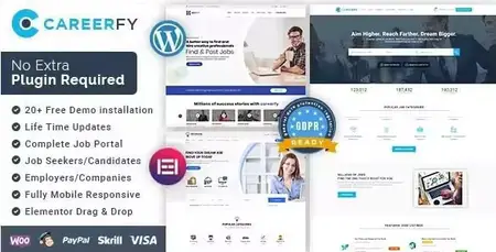 Careerfy v10.0.1 - Job Board WordPress Theme