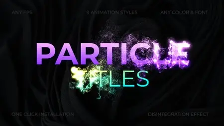 Particle Dissolve Titles 48998498