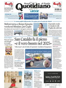 Quotidiano di Puglia Lecce - 12 Agosto 2024