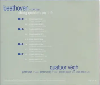 Quatuor Vegh - Beethoven: Complete String Quartets (8CD) (1987)