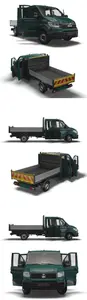 VW Crafter Double Cab Tipper HQ Interior 2023v Model