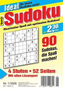 Ideal Sudoku - Nr.1 2026