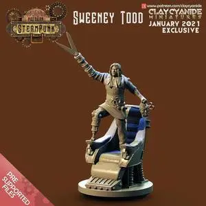 ClayCyanide - Victorian SteamPunk - Sweeney Todd