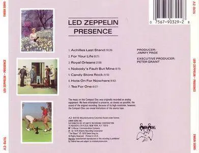 Led Zeppelin - Presence (1976) {1987 Swan Song A2-8416} **[RE-UP]**