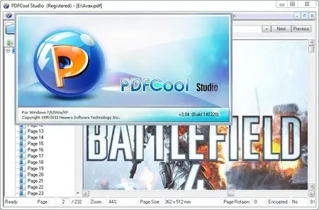 PDFCool Studio 3.84 Build 140328