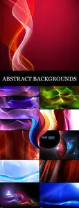 Stock Photo - Color Fractal Abstract Backgrounds