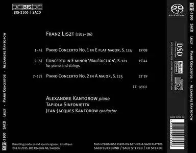 Alexandre Kantorow - Liszt: Piano Concertos & Malédiction (2015) [Official Digital Download 24/96]