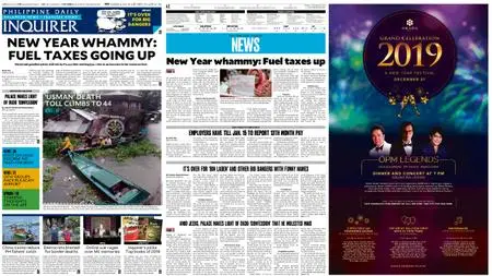 Philippine Daily Inquirer – December 31, 2018